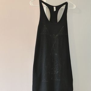 3/25$ Black American Apparel Racerback Tank Dress Size Small